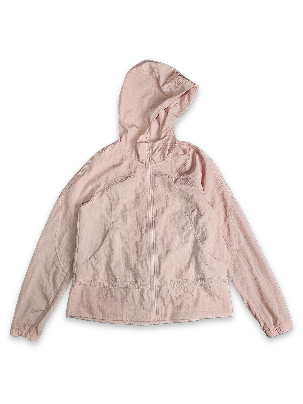 Lululemon Women's Ready To Go Jacket Size 4 Pink Mist Hooded Water-Repellent
